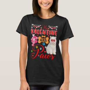 My Valentine Has Paws Exotic Shorthair Cat Sunglas T-Shirt