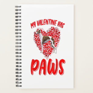 My Valentine Has Paws. Italian Greyhound Valentine Planner