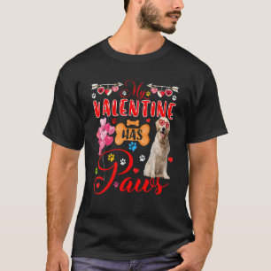 My Valentine Has Paws Labrador Retriever Sunglasse T-Shirt