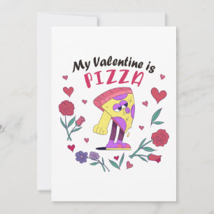 My Valentine is Pizza Invitation