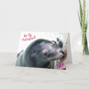 My Valentine Seal Holiday Card