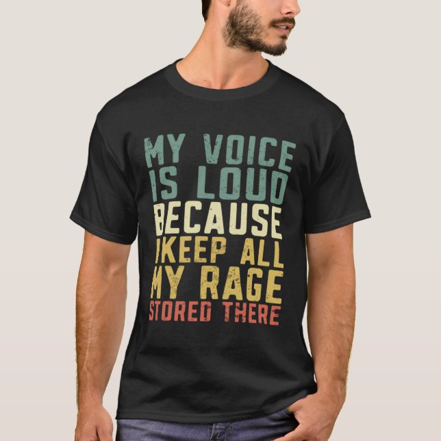 My voice is loud Assistant coach  sports coaching T-Shirt (Front)