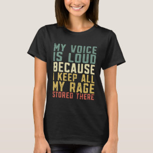My voice is loud Assistant coach sports coaching T-Shirt