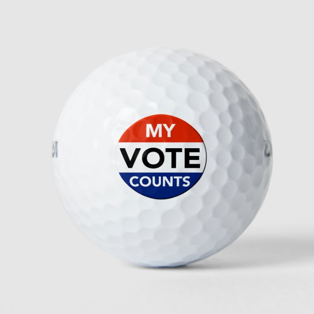 My Vote Counts Golf Balls (Front)