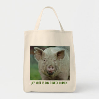 My vote is for turkey dinner. tote bag