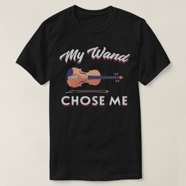 My Wand Chose Me Violin Pullover  (Design Front)