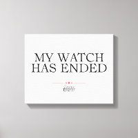 My Watch Has Ended