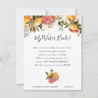 My Water Broke | Baby Shower Game