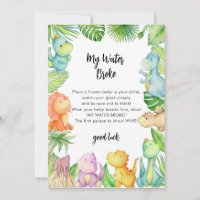 My Water Broke Dinosaur Baby Shower Game