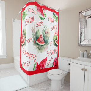 My Watermelon Choice Shower Curtain