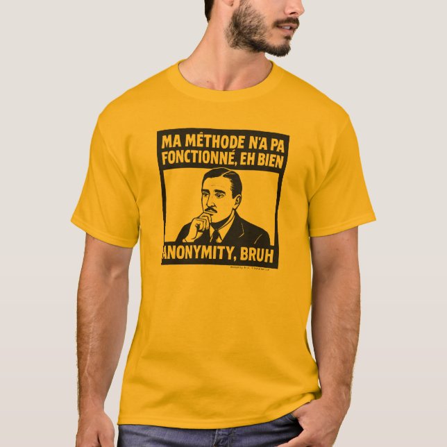 My Way Didn't Work - French - Men's Basic T-Shirt (Front)