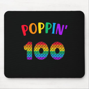 My Way Hrough 100 Days Of School Kids 100h Day Pop Mouse Mat