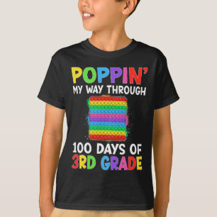 My Way Through 100 Days Of School 3rd Grade Kids T-Shirt