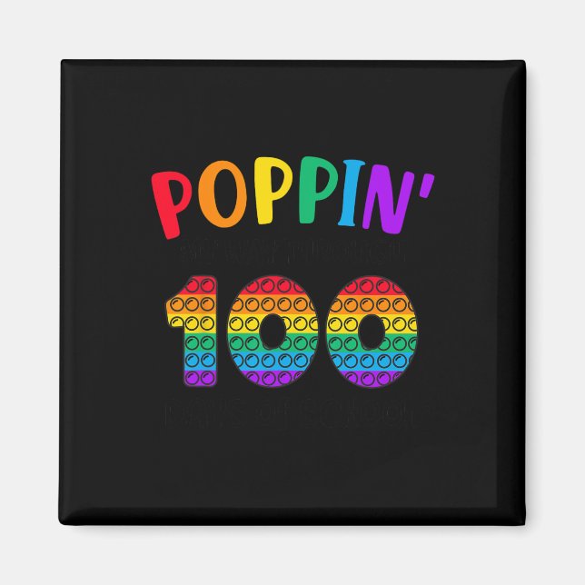 My Way Through 100 Days Of School Kids 100th Day P Magnet (Front)