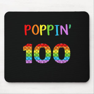 My Way Through 100 Days Of School Pop It Boy Girl Mouse Mat