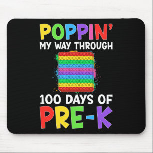 My Way Through 100 Days Of School Pre-k Boy Girl K Mouse Mat