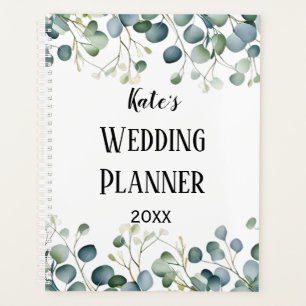 My Wedding planner organiser journal eucalyptus