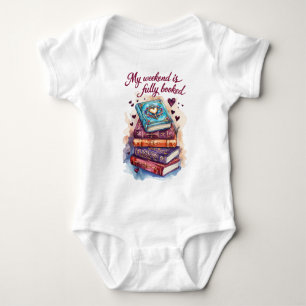 My weekend is fully booked baby bodysuit