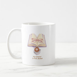 My Weekend Is Fully Booked Cosy Book Lover Coffee Mug