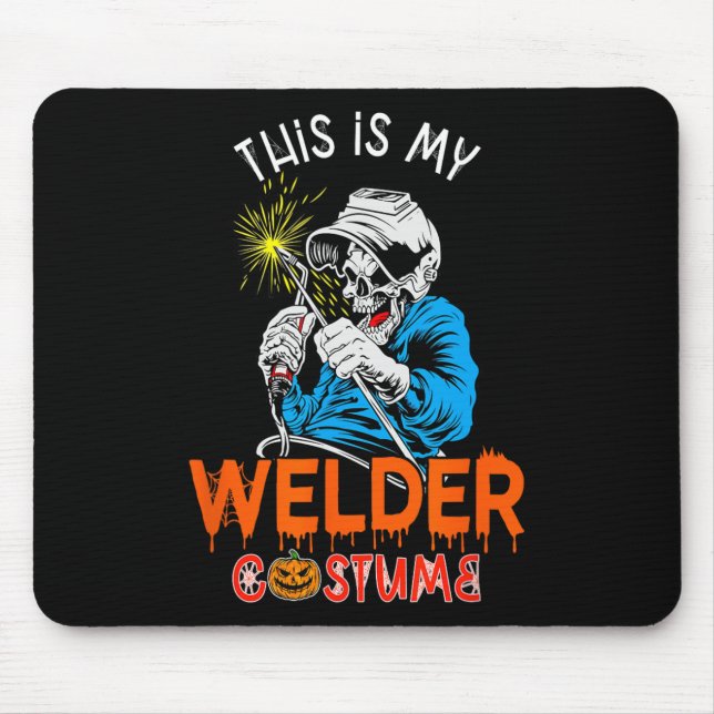 My Welder Costume Halloween Horror Welder Tools Pr Mouse Mat (Front)
