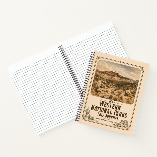 My Western National Parks Road Trip Journal (Inside)