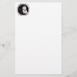 My Westie is the Apple of My Eye Stationery