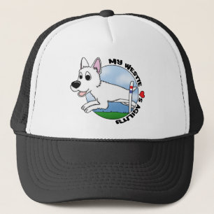My Westie Loves Agility Trucker Hat
