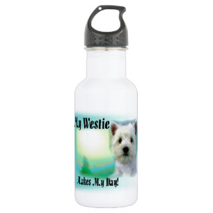 My Westie Makes My Day 532 Ml Water Bottle
