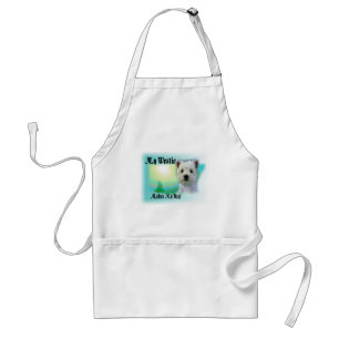 My Westie Makes My Day Standard Apron