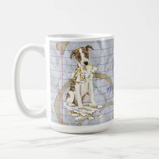 My Whippet Ate my Lesson Plan Coffee Mug (Left)