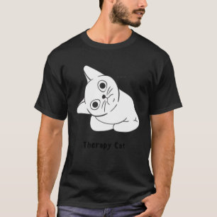 My White Therapy Cat Cat Distrobution Tree T-Shirt