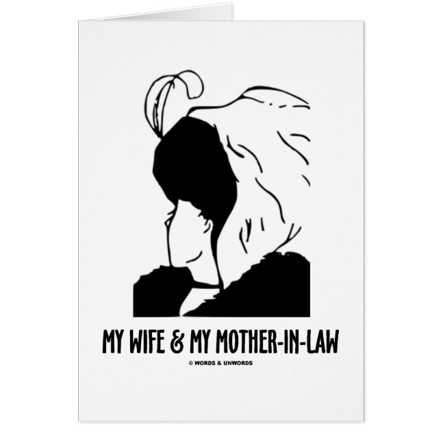 My Wife and My Mother-In-Law (Optical Illusion) (Front)