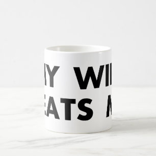 My Wife Beats Me Retro Vintage Funny Coffee Mug
