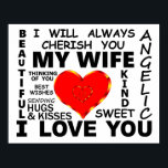 My Wife I Love You Poster<br><div class="desc">My Wife I Love You</div>