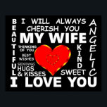My Wife I Love You Poster<br><div class="desc">My Wife I Love You</div>