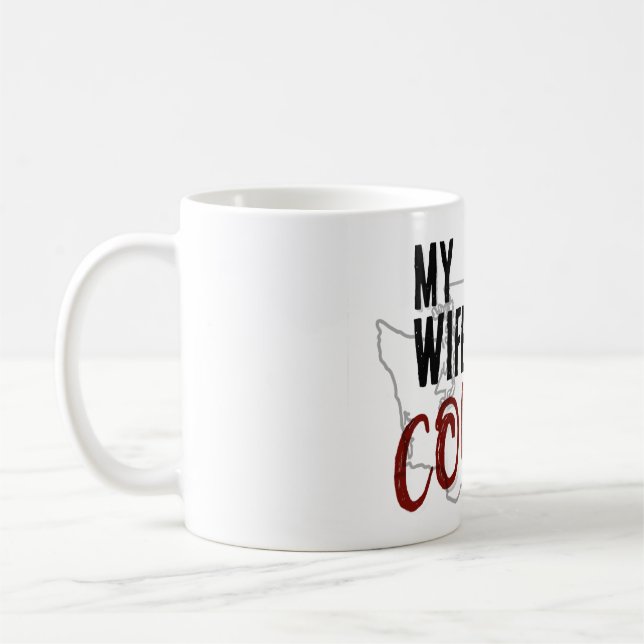 My Wife is a Cougar Mug (Left)