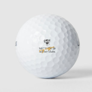 My Wife Is Hotter Than My Coffee Golf Balls