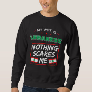 My Wife Is Lebanese Republic Lebanon Heritage Root Sweatshirt