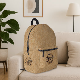 My Wife Is My Favourite Problem Custom Name Printed Backpack