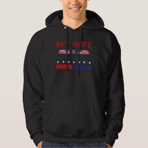 My Wife Is Native American Nothing Scares Me Proud Hoodie