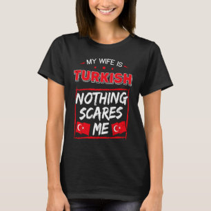 My Wife Is Turkish Republic of Turkey Heritage Roo T-Shirt
