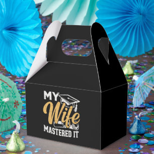 My Wife Mastered it Graduation Master Holder Favour Box