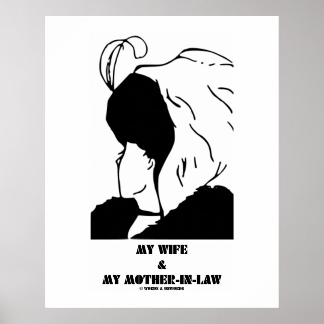 My Wife & My Mother-In-Law (Optical Illusion) Poster (Front)