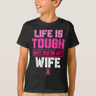 My wife strong breast cancer awareness survivor hu T-Shirt