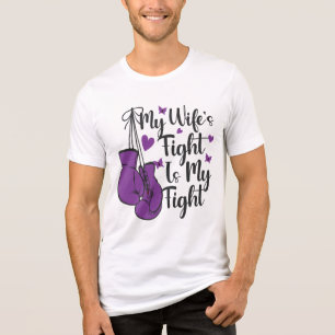 My Wifes Fight Is My Fight Epilepsy Tri-Blend Shirt