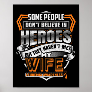 My Wife's Fight Is My Fight Leukaemia Awareness 2 Poster