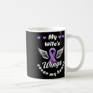 My Wife's Wings Cover My Heart Overdose Awareness Coffee Mug