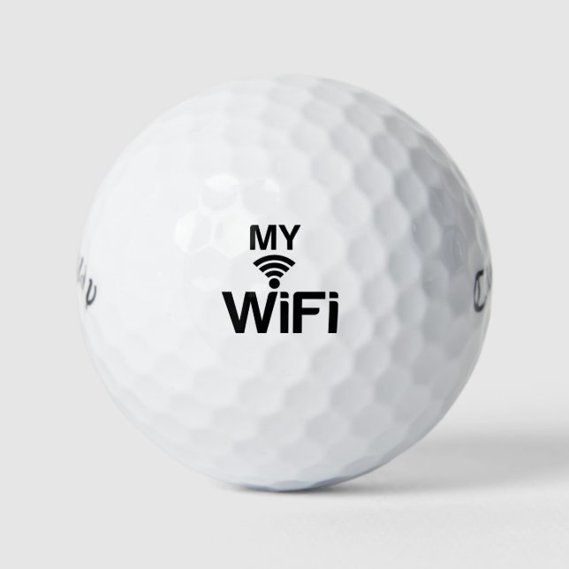 MY WIFI COUPLE GOLF BALLS (Front)