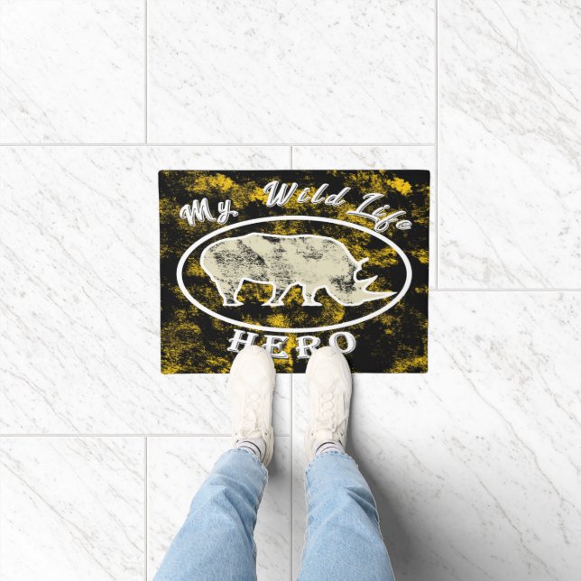 My wildlife hero  doormat (Indoor)