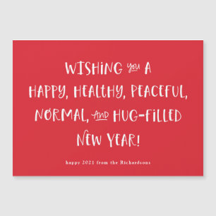 My Wish for 2021 Red Happy New Year